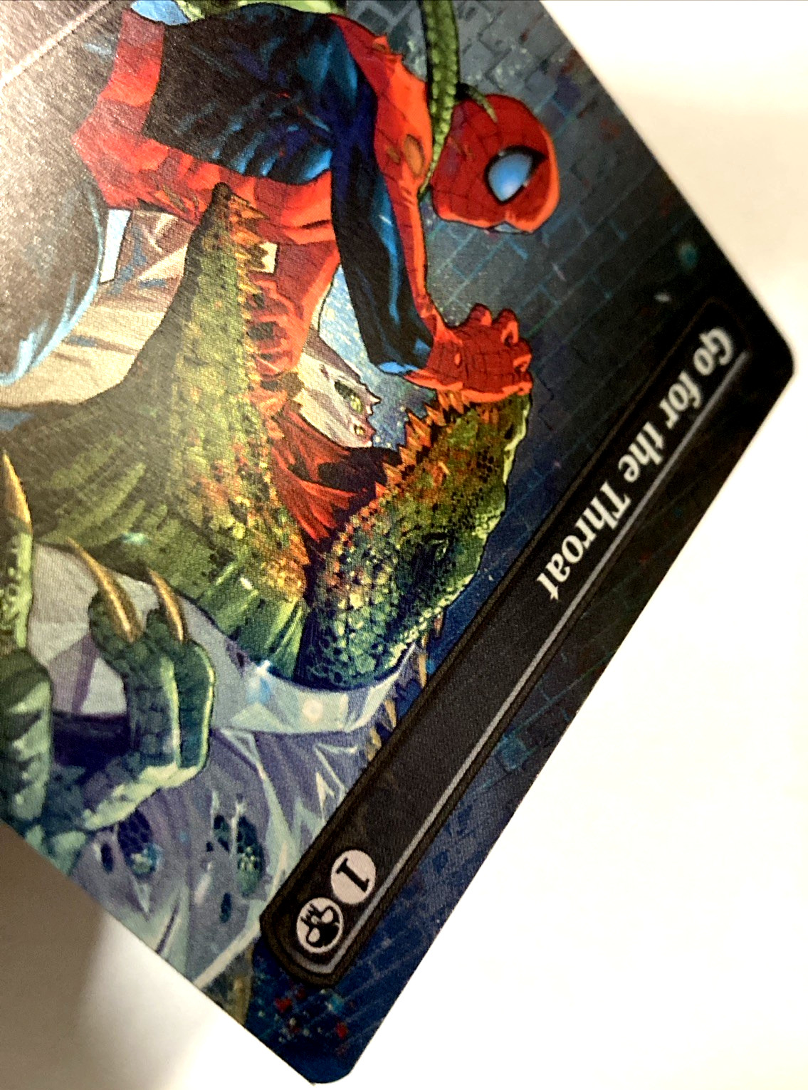 MTG Go for the Throat (Rainbow Foil) Secret Lair x Spider-Man 1986 NM