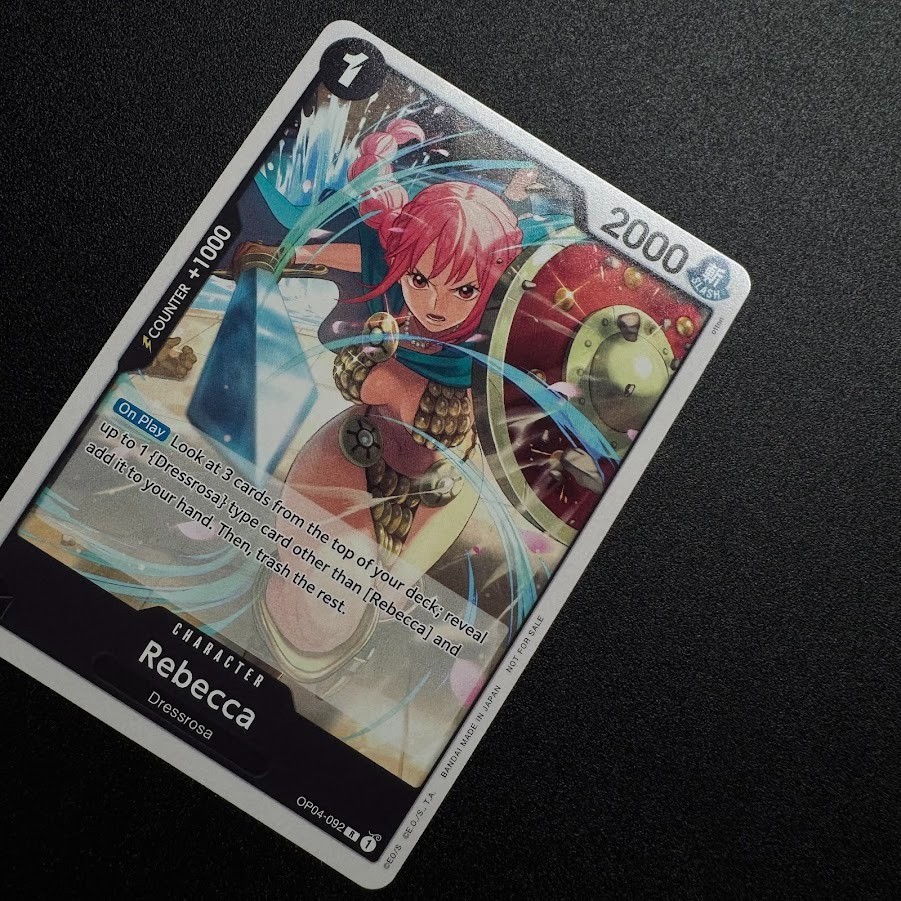 Rebecca Tournament Pack 2025 Vol. 2 OP04-092 – One Piece Promotion Cards NM