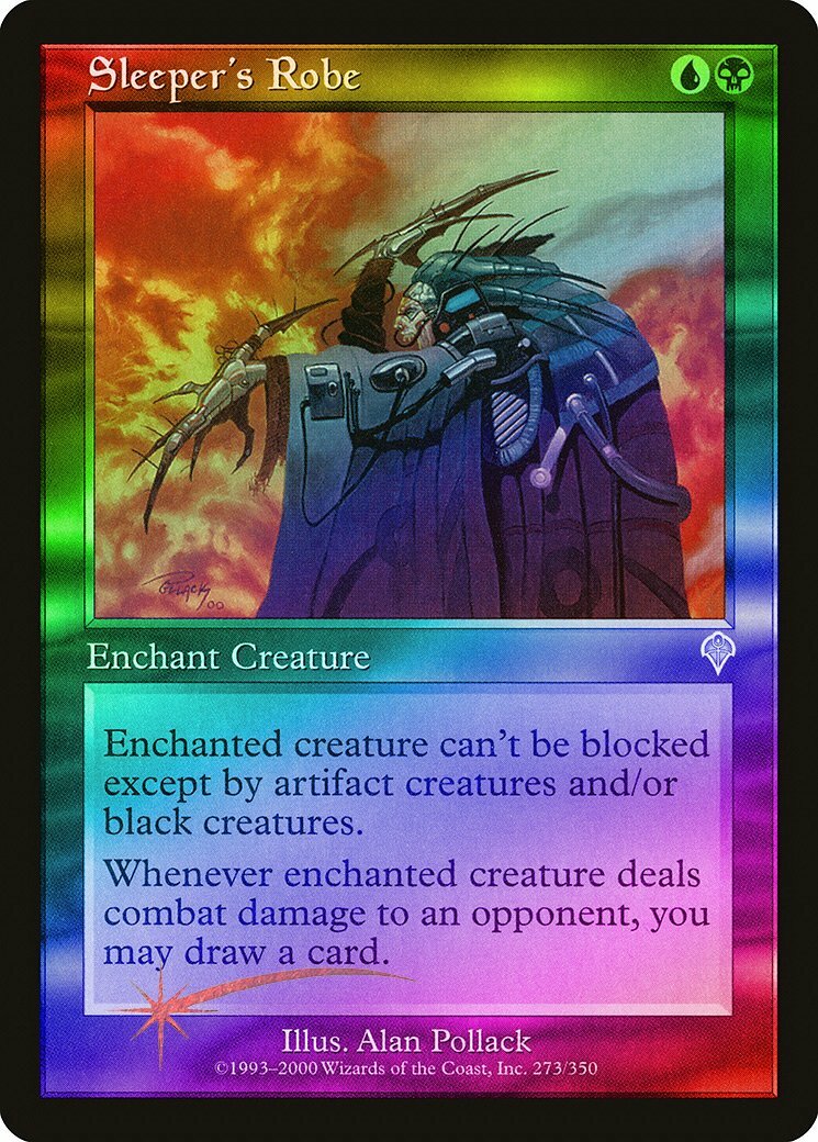 Sleeper’s Robe FOIL Invasion HEAVILY PLD Blue Black Uncommon MAGIC CARD ABUGames