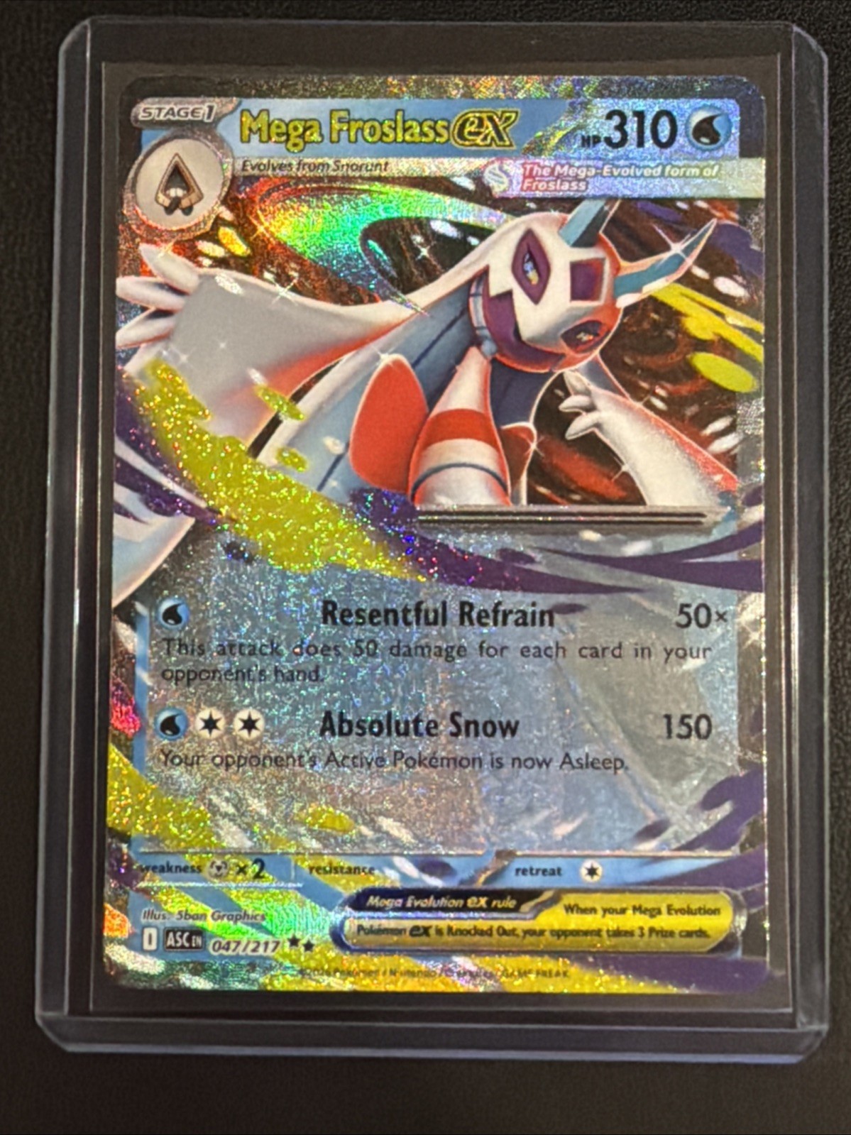 Mega Froslass ex 047/217 Me: Ascended Heroes Holo