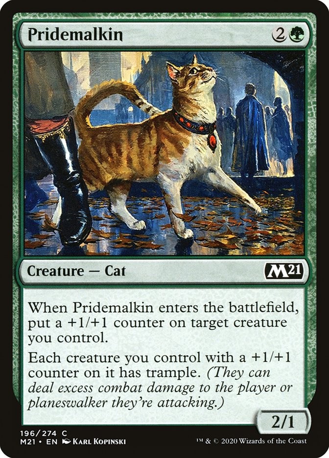 MTG Magic the Gathering Pridemalkin (196/471) Core Set 2021 LP