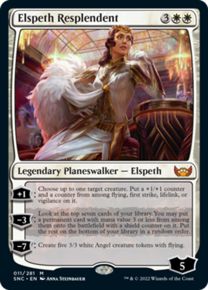 MTG Elspeth Resplendent, NM-Mint, English Streets of New Capenna