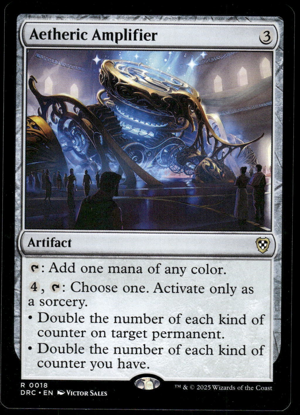 1x Aetheric Amplifier – Commander: Aetherdrift – NM – MTG