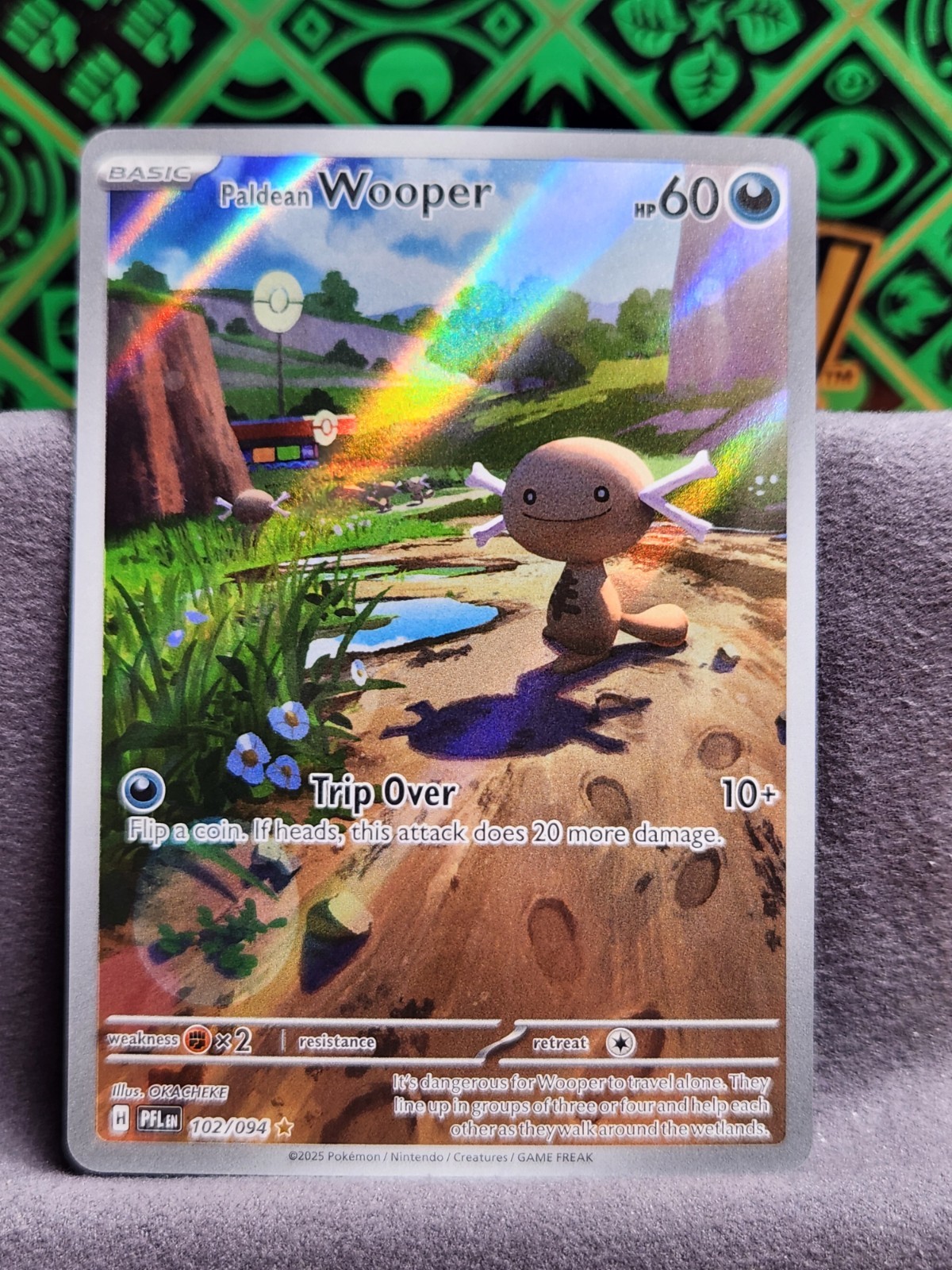 Paldean Wooper 102/094 ME02: Phantasmal Flames – Pokemon Card – NM