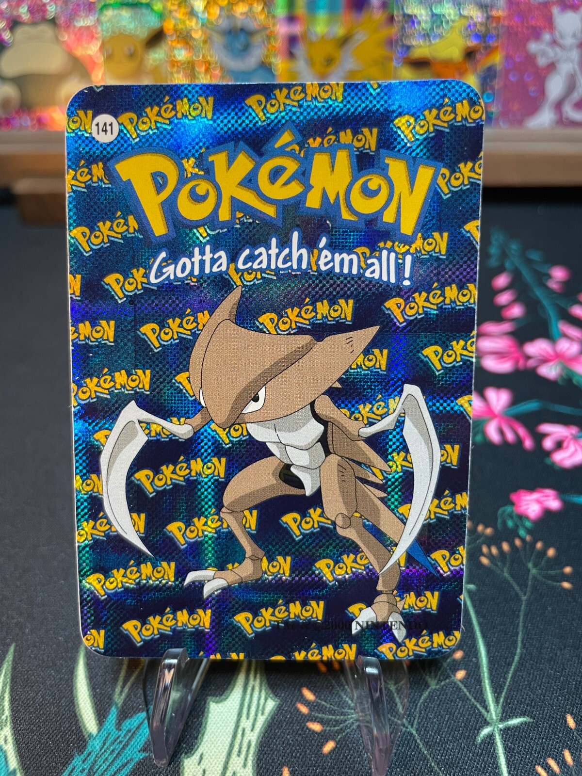 Kabutops #141 – Vintage Vending Machine Prism Sticker 2000 – Pokemon Card