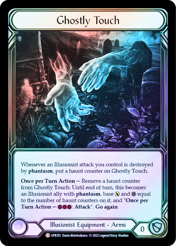 FAB COLD FOIL Ghostly Touch – Uprising Card # 151