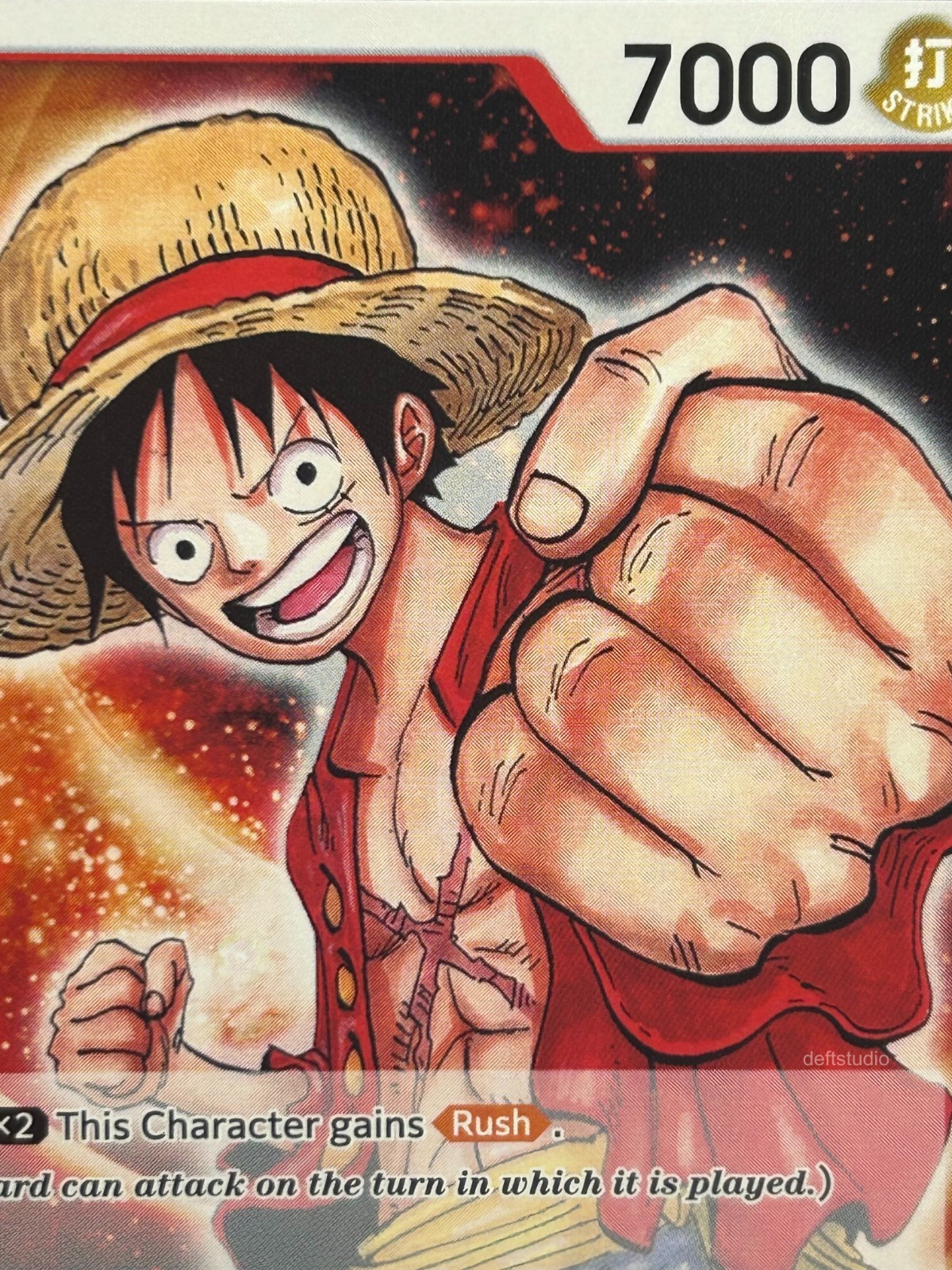 • Monkey.D.Luffy • P-001 One Piece Demo Deck Cards One Piece TCG LP