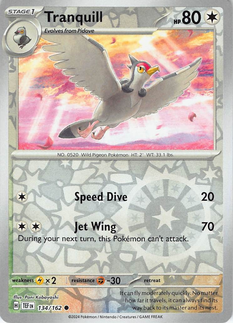 Tranquill 134/162 Temporal Forces Reverse Holofoil