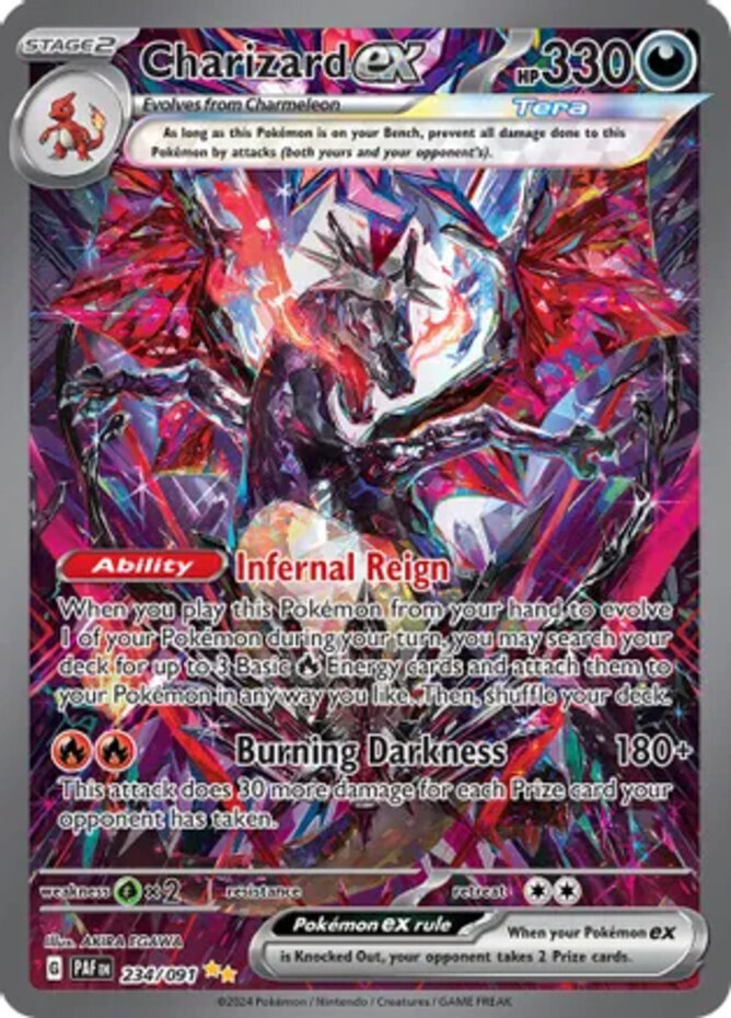 1x Charizard ex – 234/091 – Special Illustration Rare NM-Mint Pokemon SV04.5 – P