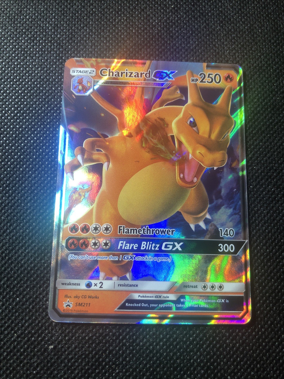 Charizard GX – SM211 – Promo NM