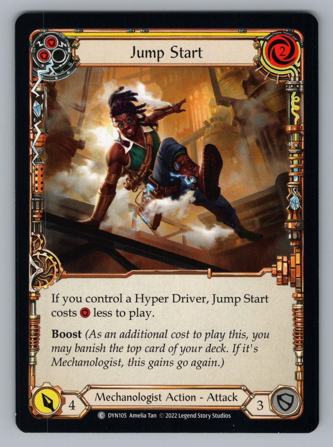 JUMP START (YELLOW) DYN105 C FLESH AND BLOOD NM WISNU TAN!#