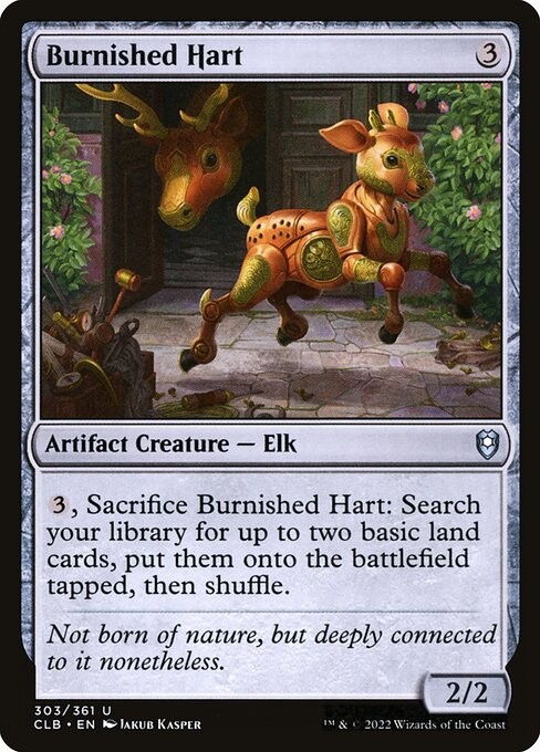 BURNISHED HART FOIL (2x) – CL: Baldur’s Gate MTG Magic the Gathering