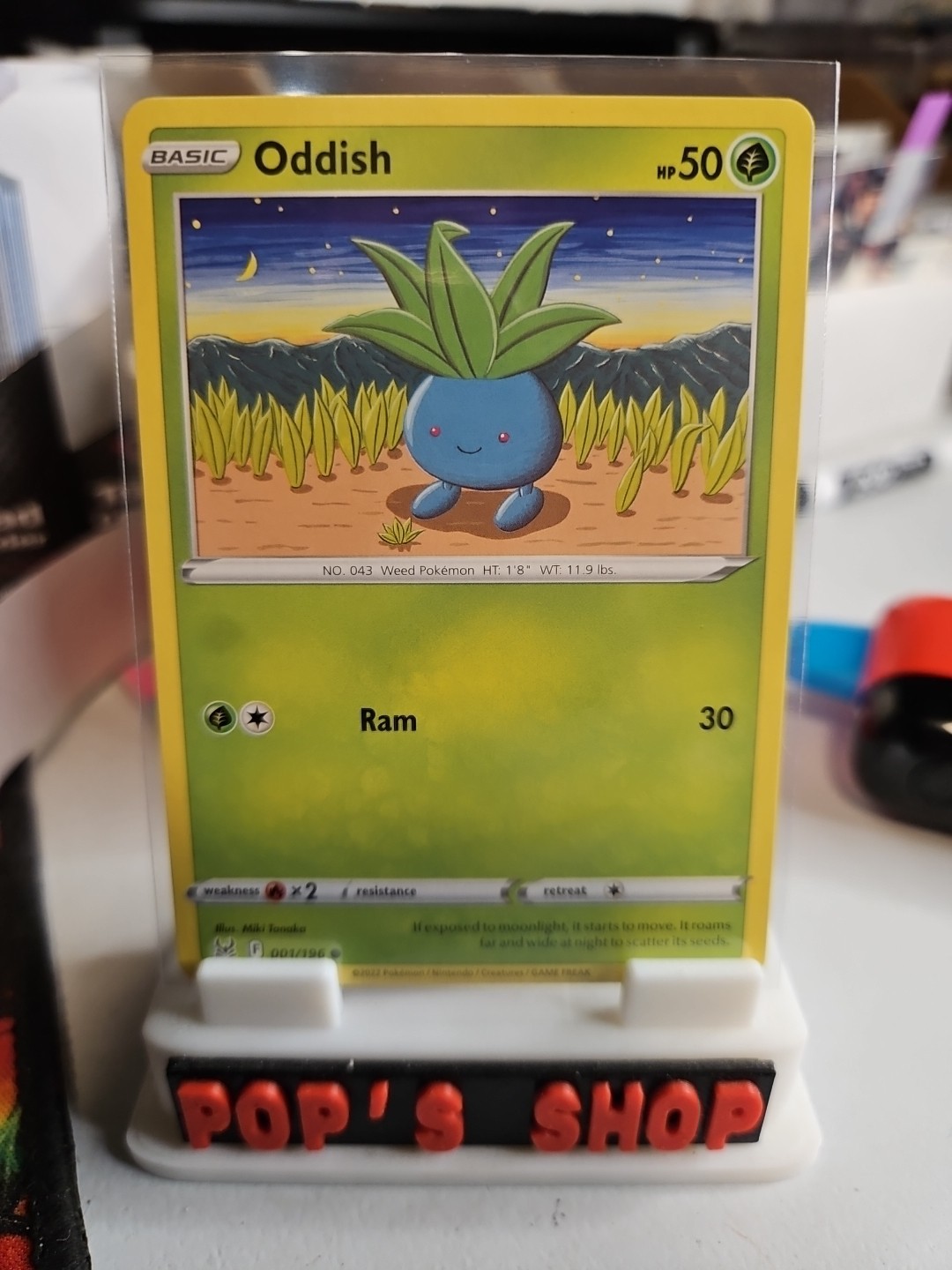 Oddish 001/196 Swsh11: Lost Origin Regular
