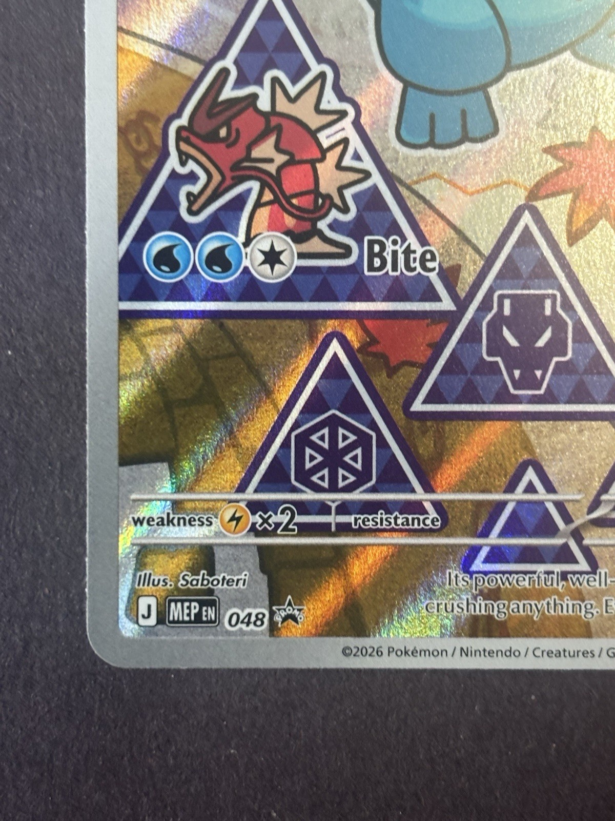 Pokemon Totodile Mega Evolutions Promo #048 Promo Full Art Holo Near Mint