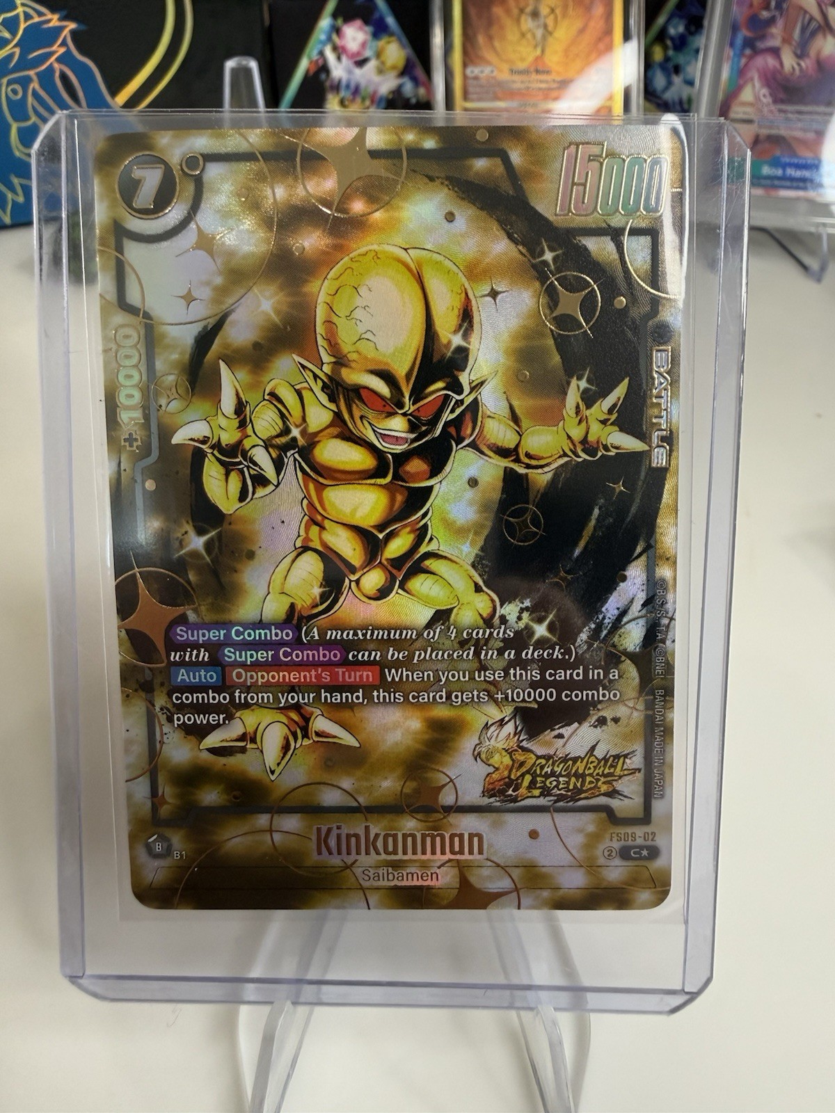 Kinkanman FS09-02 Bonus Pack Gold Art Dragon Ball Legends Promo Card