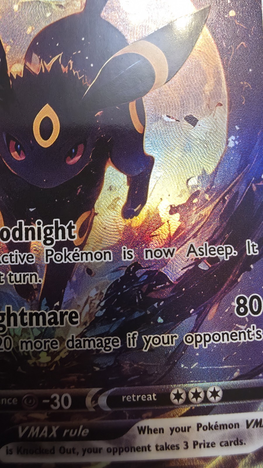 🔥✨ **Umbreon VMAX DIY ACG Custom Anime Art Card – Stunning Full Art Collector