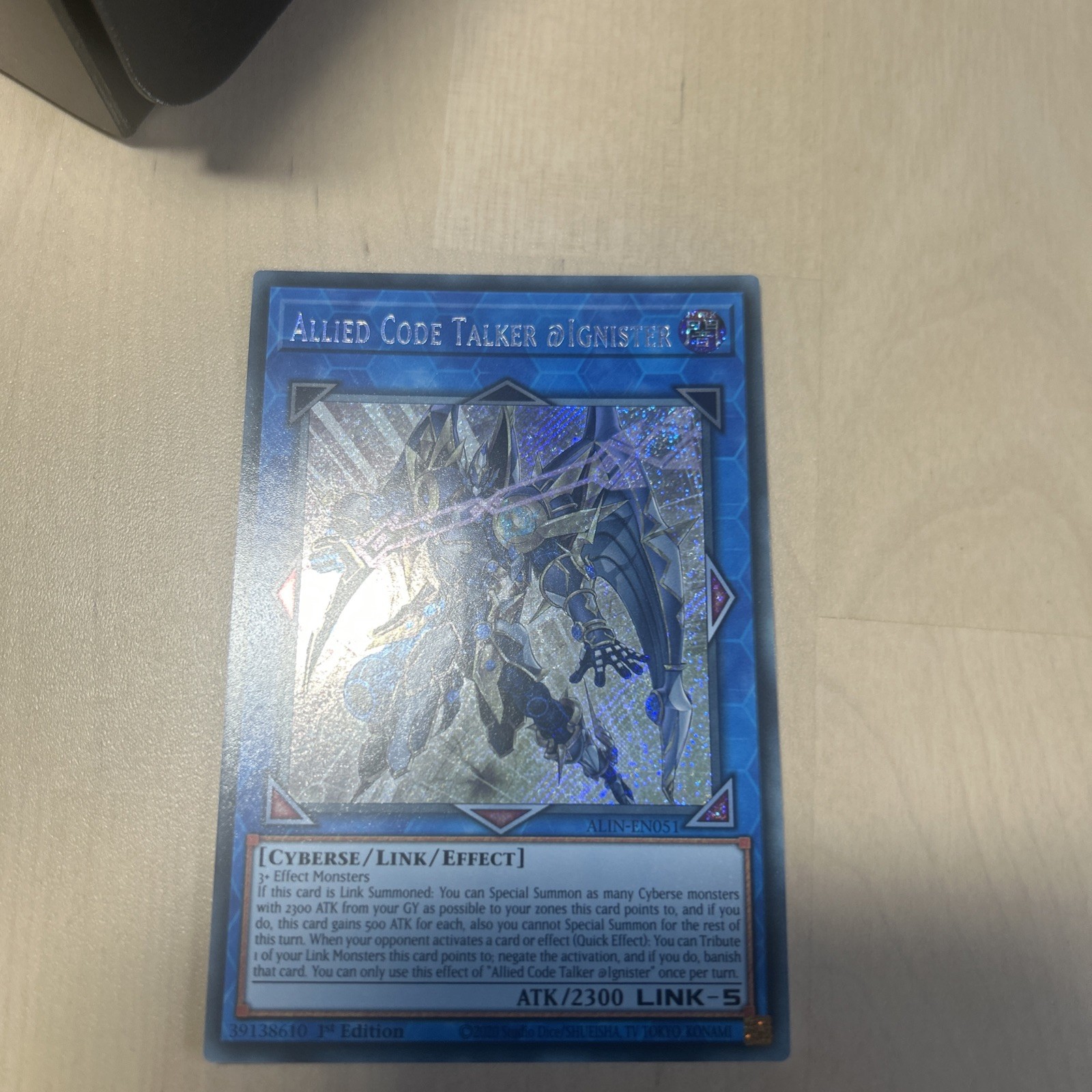 ALIN-EN051 Yu-Gi-Oh! Allied Code Talker @Ignister Secret Rare Near Mint