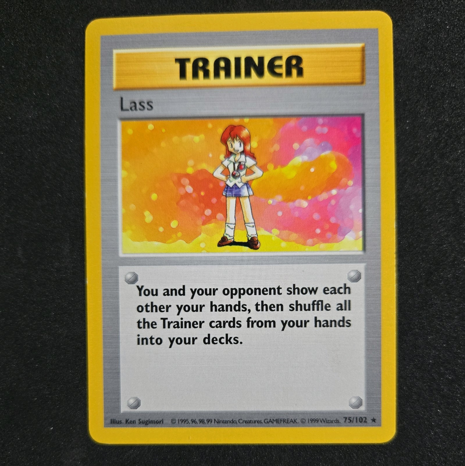 Lass 075/102 Base Set (Shadowless) Regular