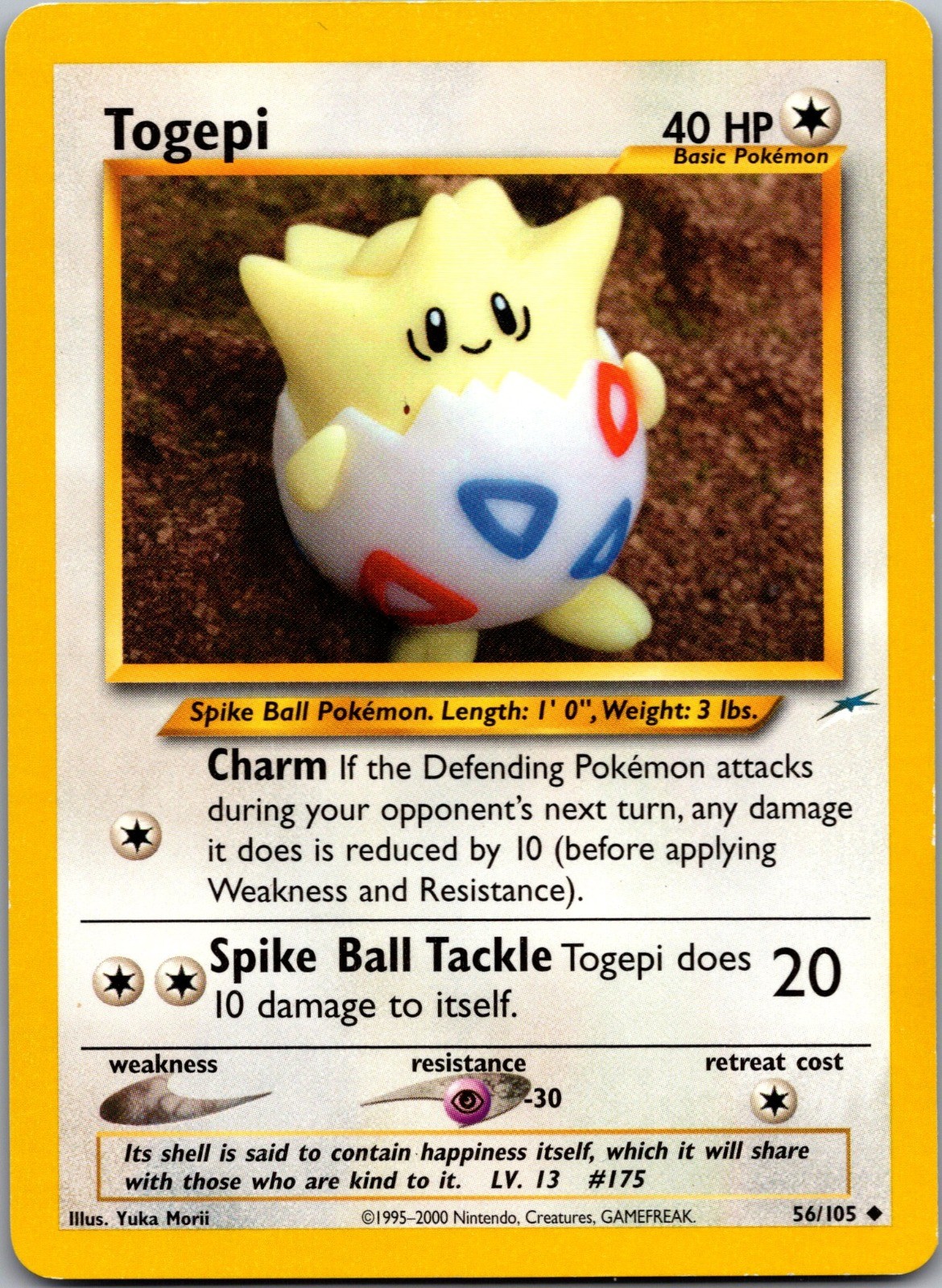 Togepi Uncommon Neo Destiny 056/105 LP tcga+ Unlimited