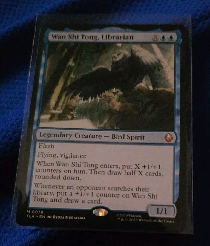 Wan Shi Tong, Librarian Regular 078 NM MTG Mythic Legendary Bird Spirit