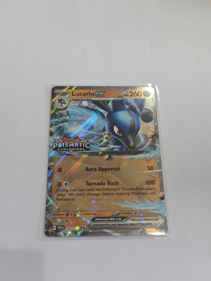 Lucario ex (Prismatic Evolutions Stamp) 051/131 Miscellaneous Cards &…