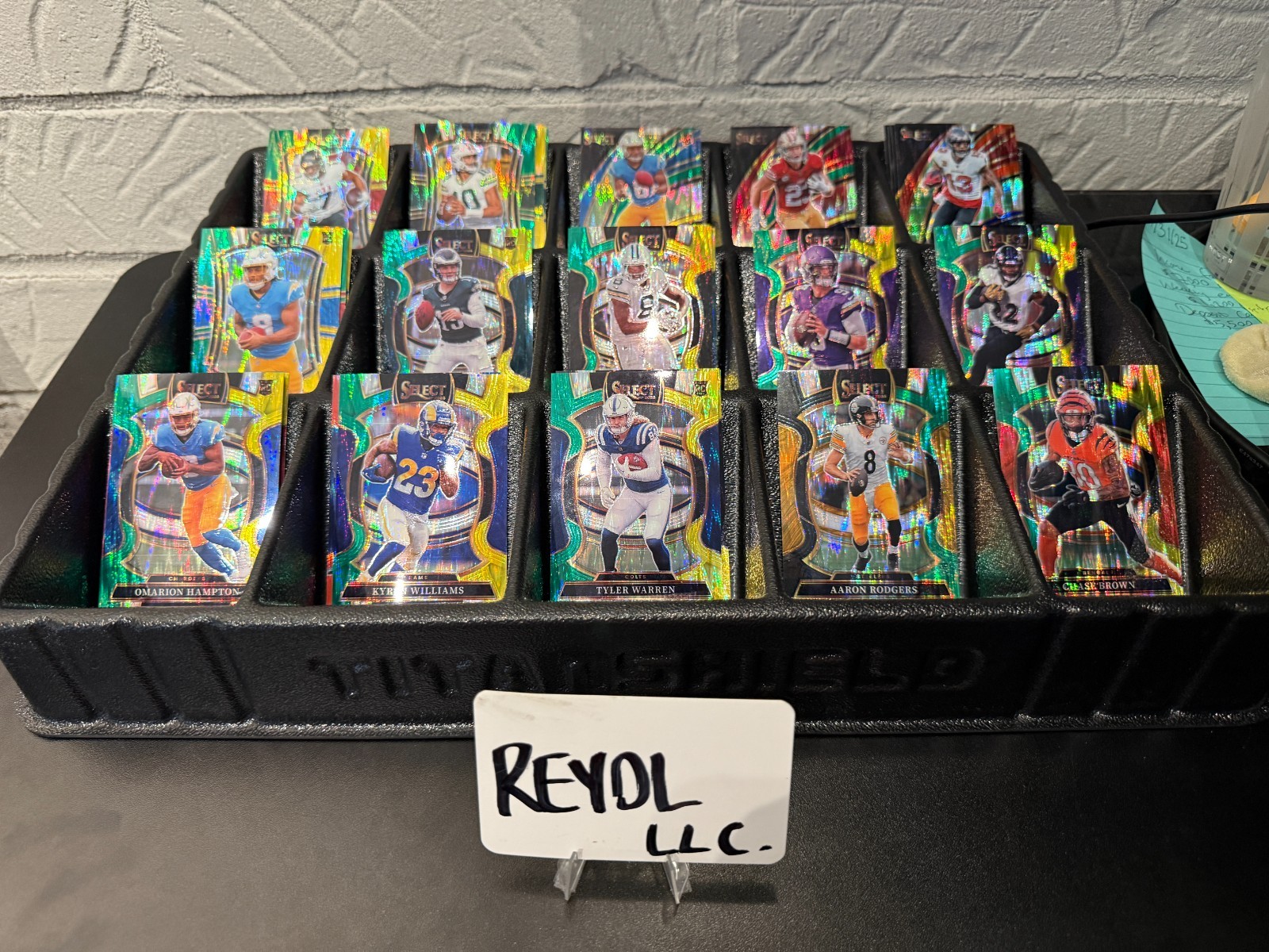 2025 Select Football Shock Prizm Parallels YOU PICK Green Yellow Red Blue