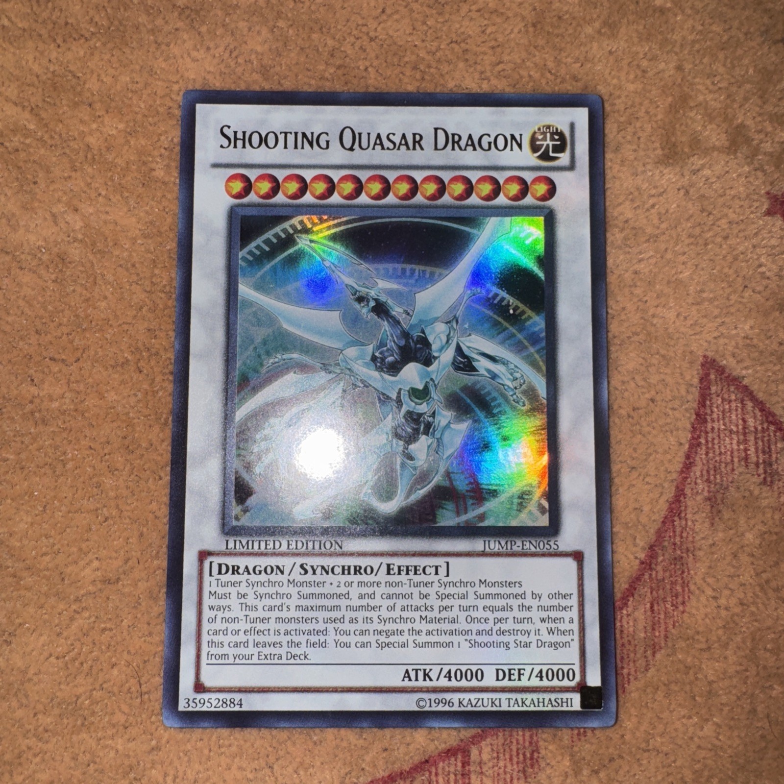 🔥 Yugioh! Shooting Quasar Dragon JUMP-EN055 ULTRA RARE Limited Ed ENGLISH NM #2