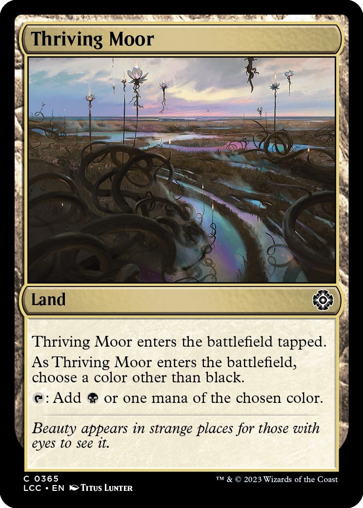 Magic Thriving Moor [LCC-Commander: The Lost Caverns of Ixalan-NM-365]