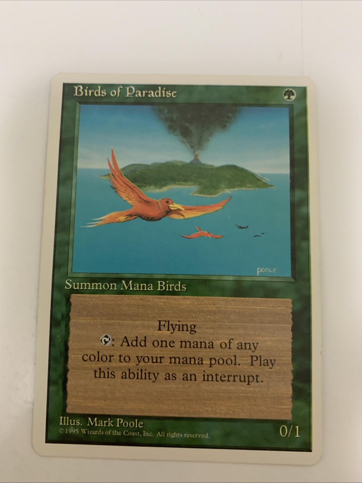 MTG NM Birds of Paradise Fourth 4th Edition Free Shipping In US With Tracking