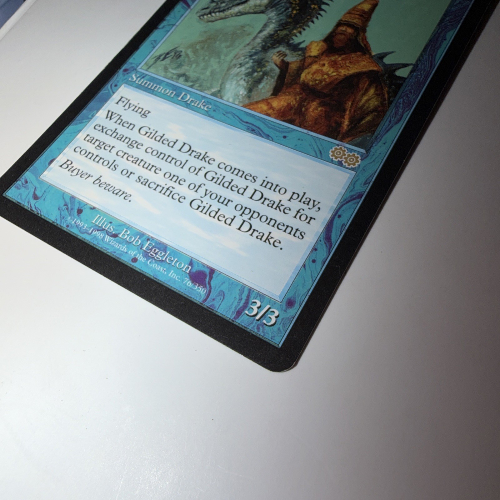 Gilded Drake MTG Magic The Gathering Urza’s Saga 76/335 Rare *On Reserved List*