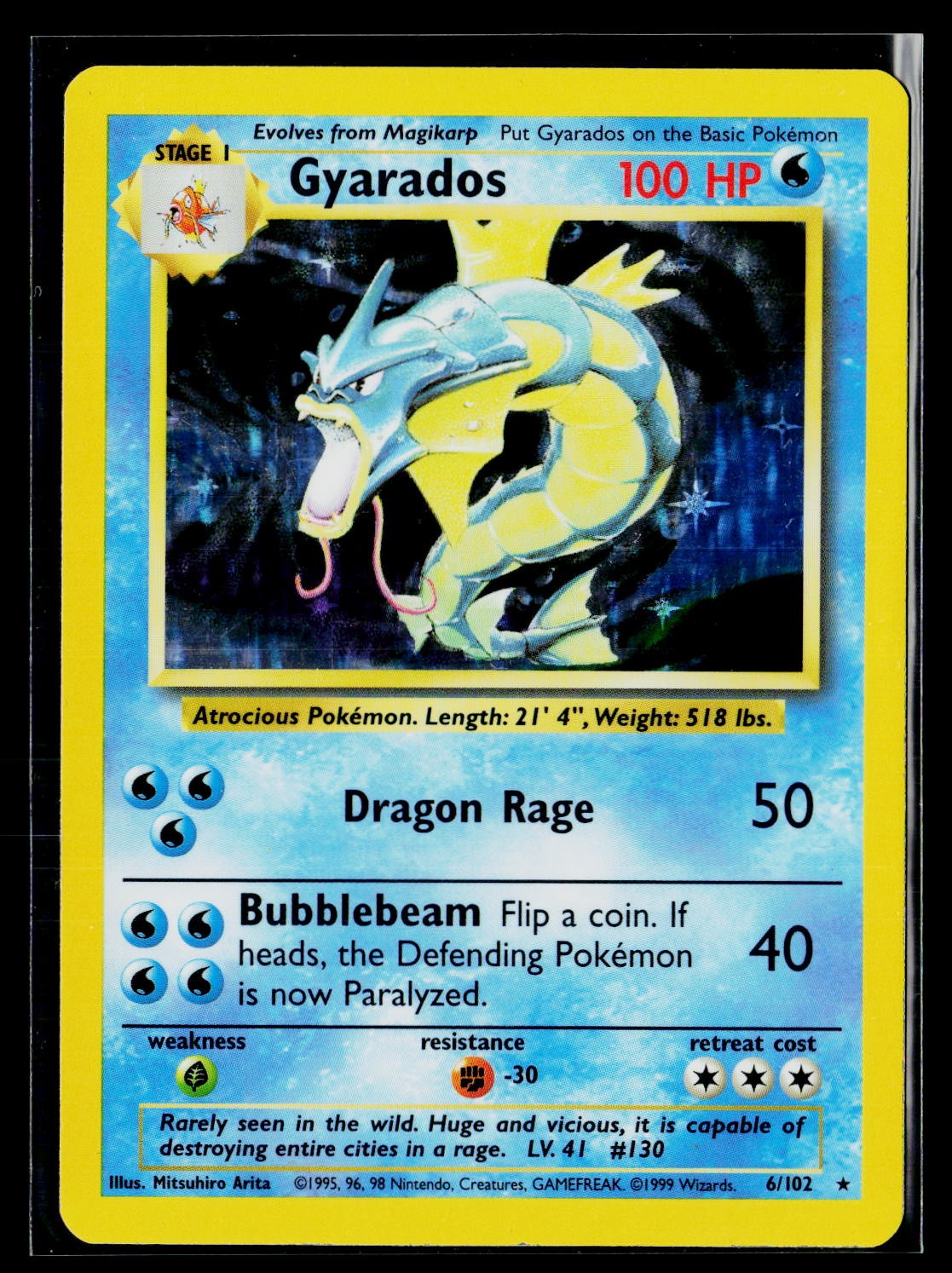 Base Set #006/102 Gyarados