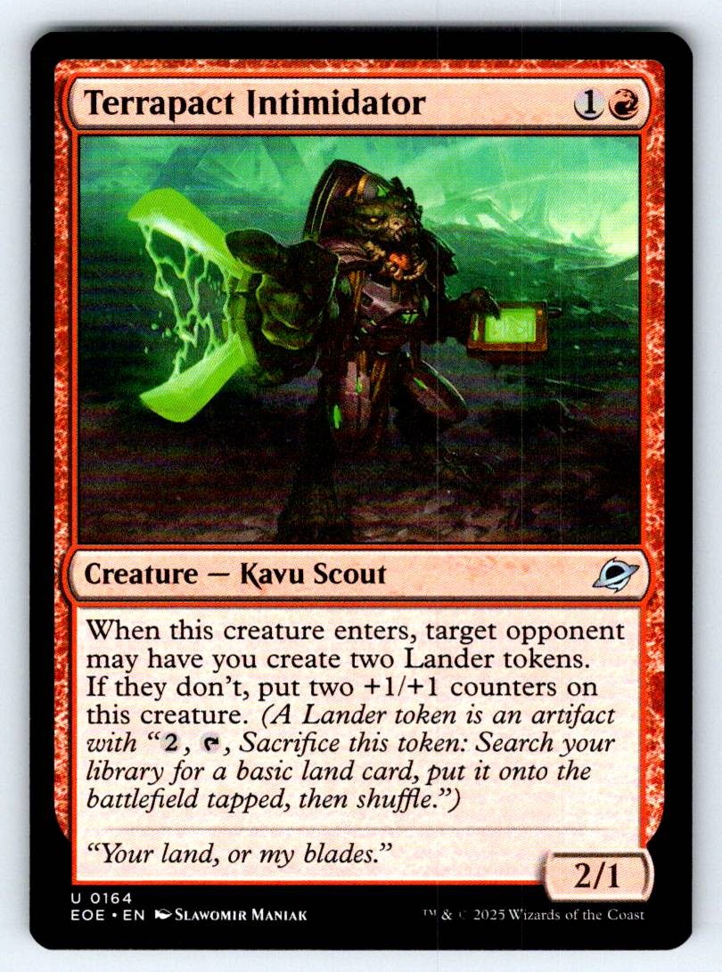 Terrapact Intimidator Edge of Eternities EOE 164 NM Slawomir Maniak