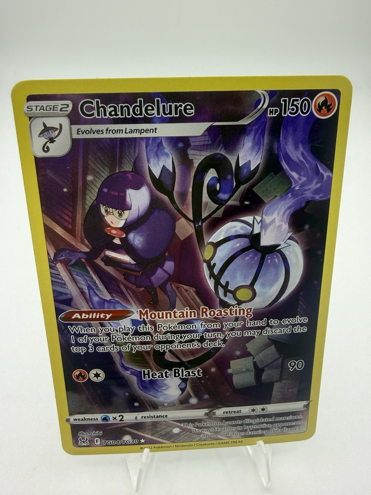 Chandelure – TG04/TG30 Ultra Rare Lost Origin M/NM Pokemon TCG