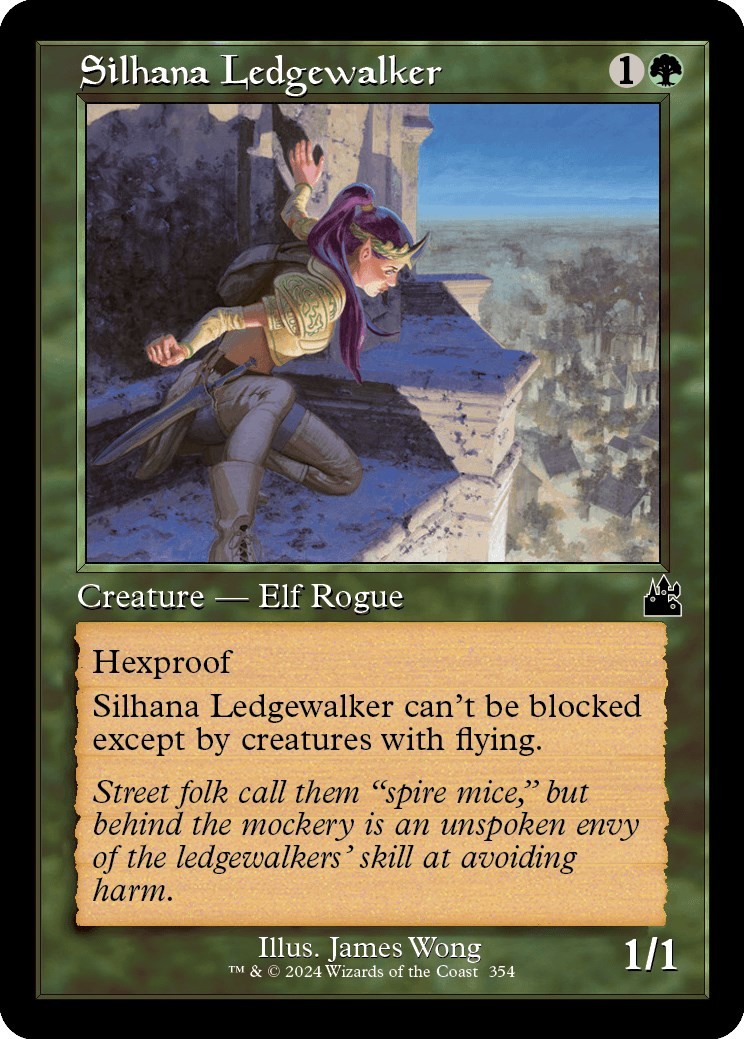 NM – Silhana Ledgewalker (Retro Frame) RVR – 354 Ravnica Remastered
