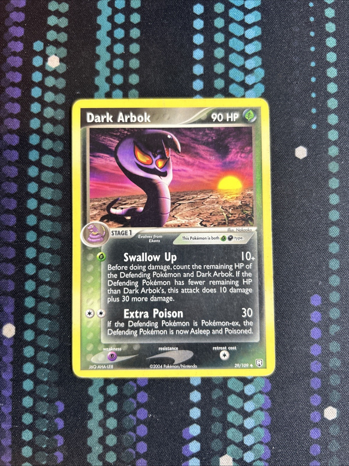 Dark Arbok 29/109 Team Rocket Returns Regular