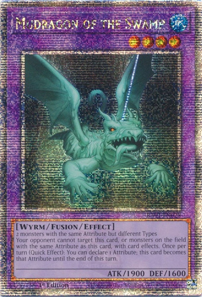 Mudragon of the Swamp (Quarter Century Secret Rare) 1st Edition [RA01 – RA01-…
