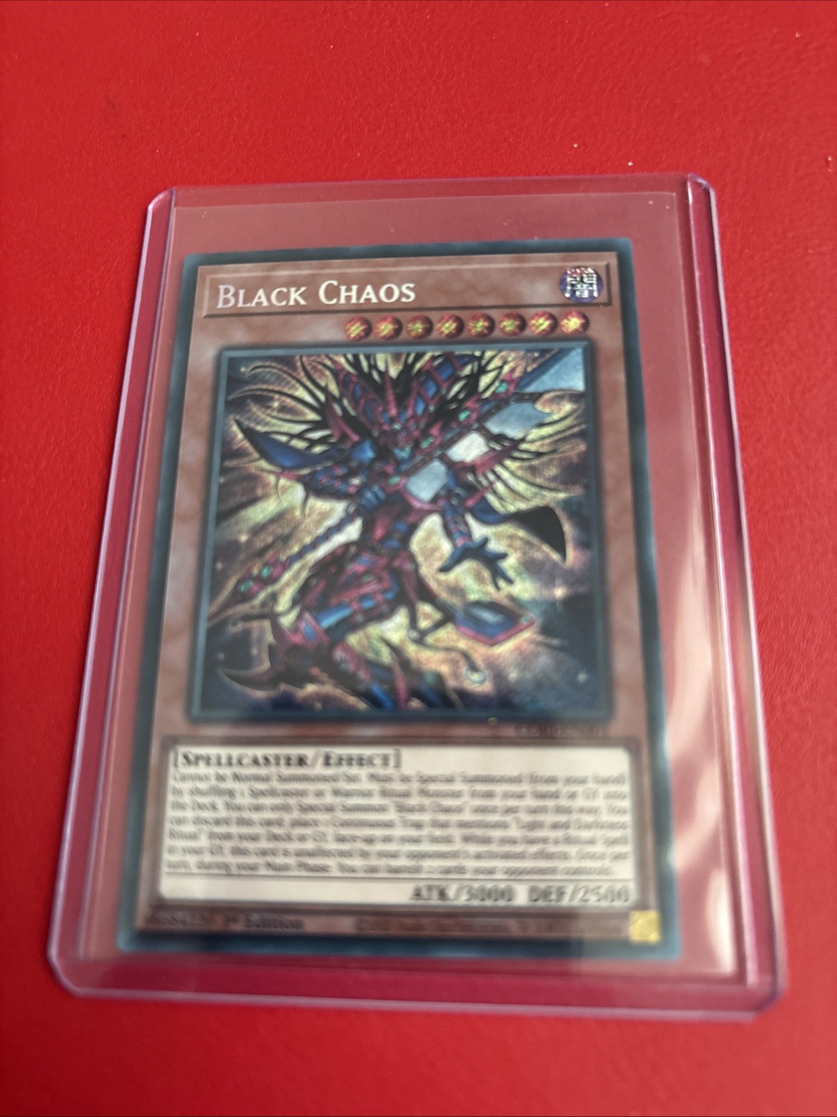 Black Chaos CORI-EN001 Chaos Origins 1st Edition Euro Print