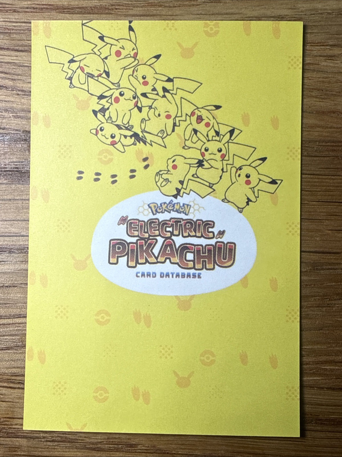 Non-TCG Pikachu Card Database Cracked Ice Holo sleeping Espurr Peru Pokemon Card