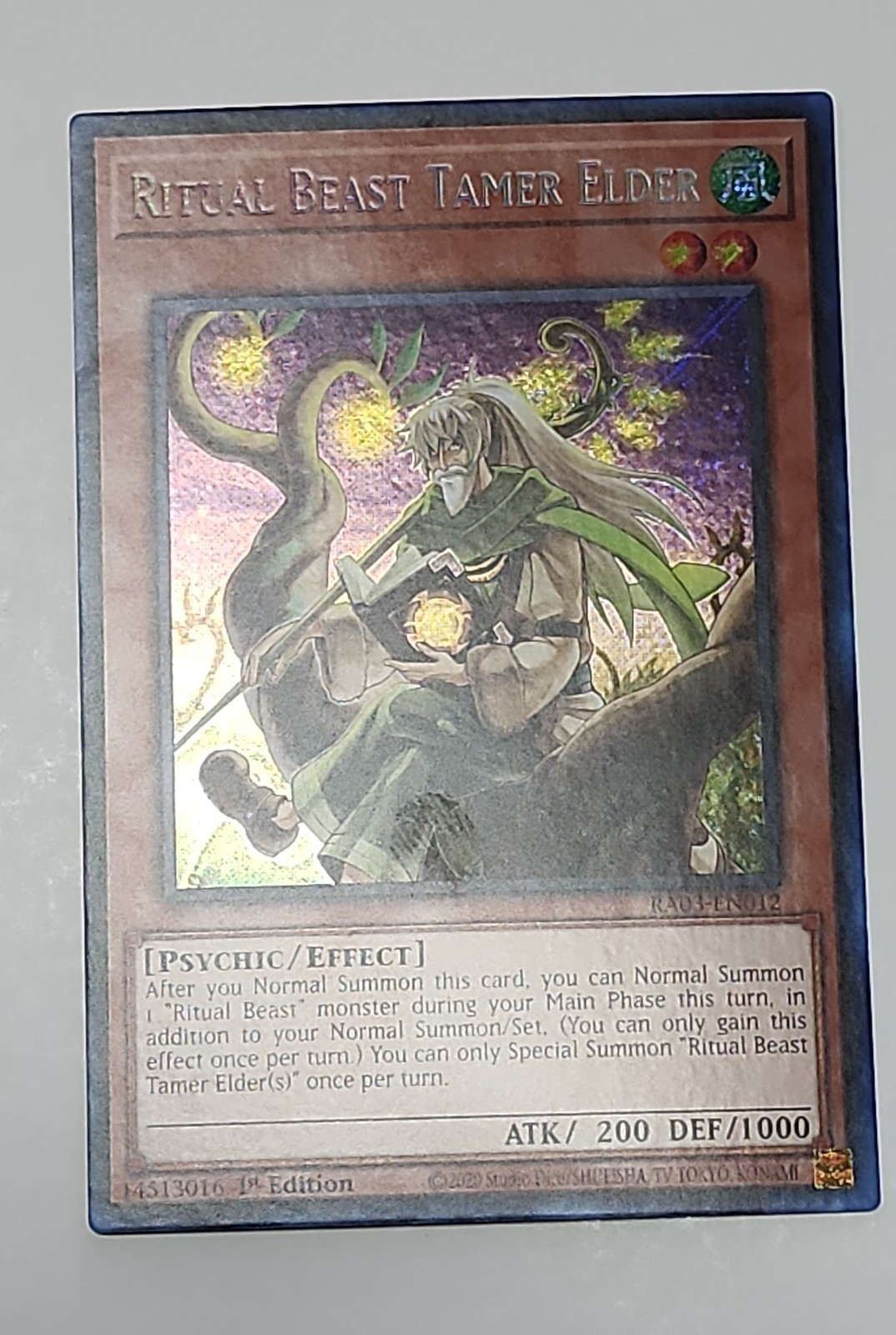 Ritual Beast Tamer Elder (Secret Rare) RA03-EN012 Quarter Century Bonanza 1st…