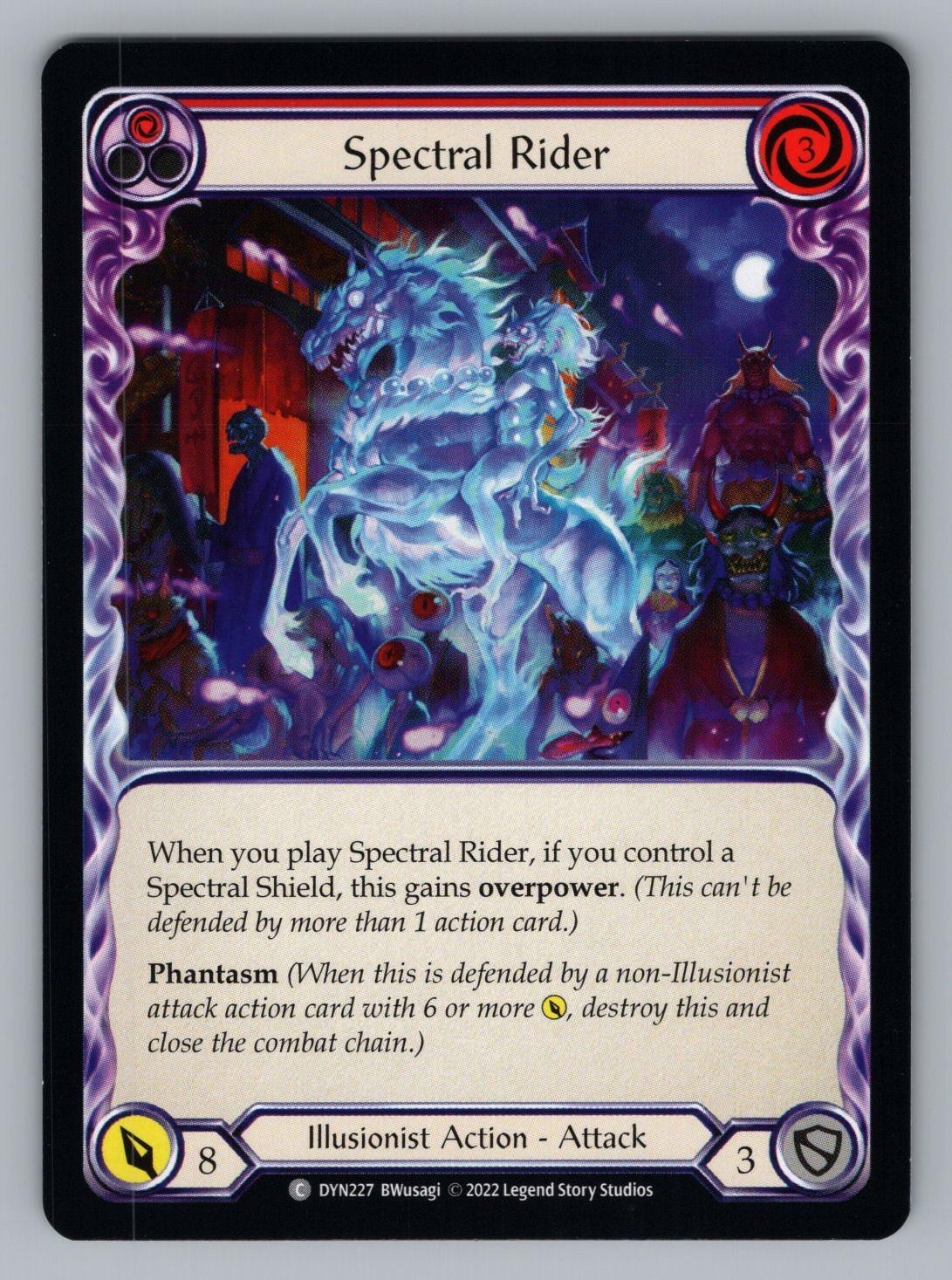 SPECTRAL RIDER (RED) DYN227 C FLESH AND BLOOD NM WISNU TAN!+