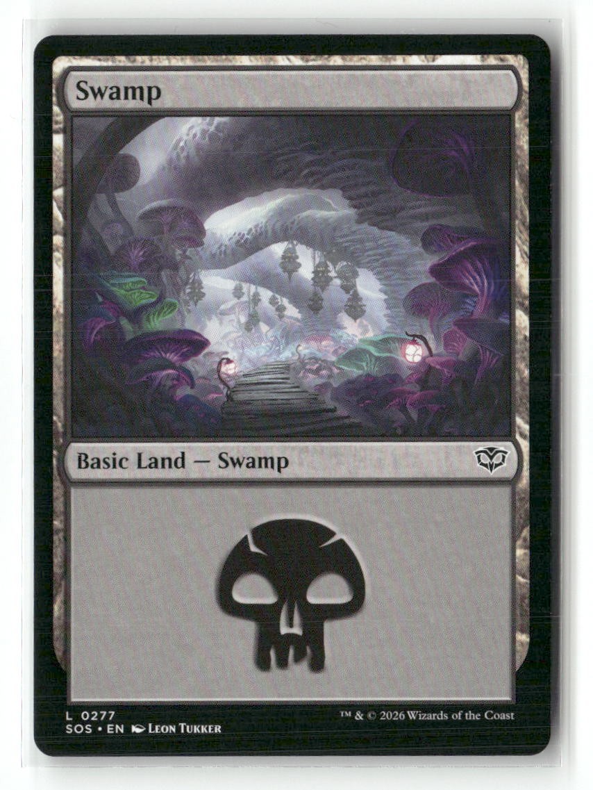 Swamp (0277) 277 Land Secrets of Strixhaven Magic: The Gathering Near Mint