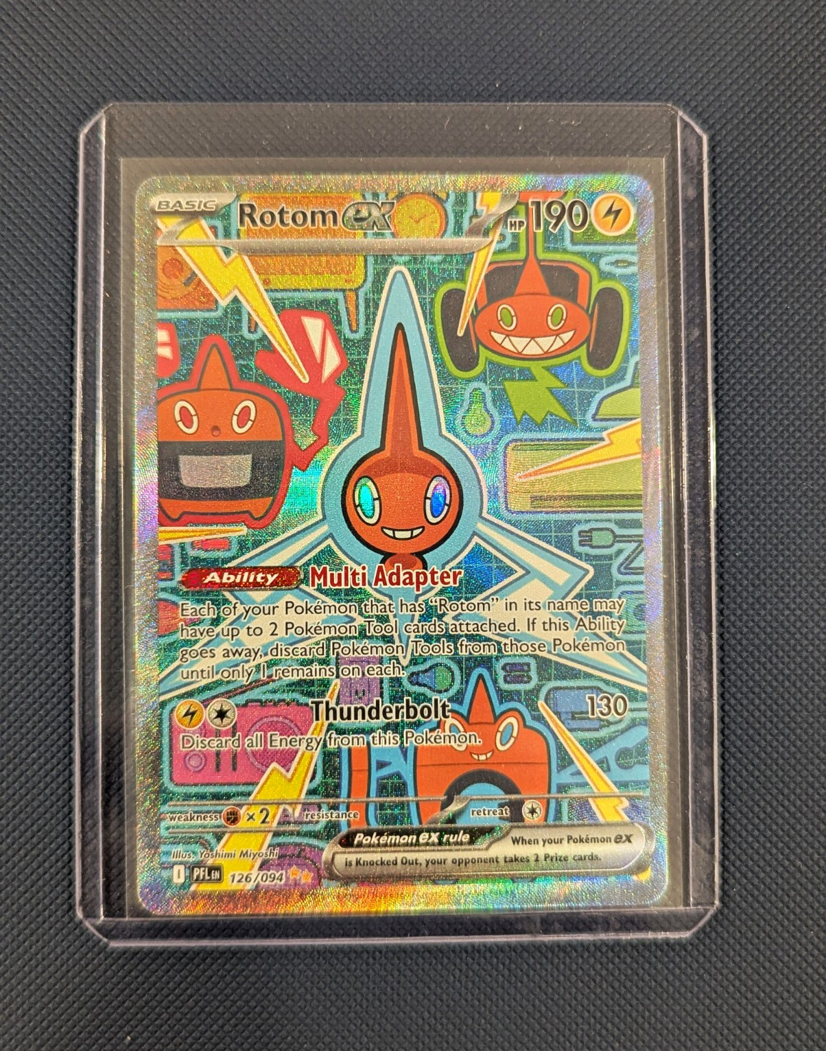 Rotom ex 126/094 PFL Phantasmal Flames Special Illustration Rare