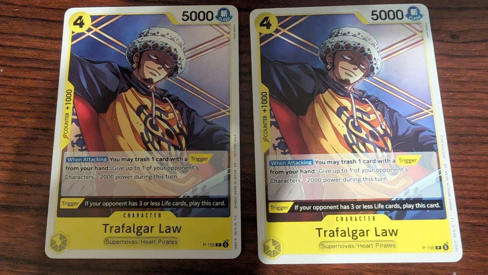 Trafalgar Law P-155 Promo Pirates Party 2026 Vol. 2 One Piece TCG Near Mint (2x)