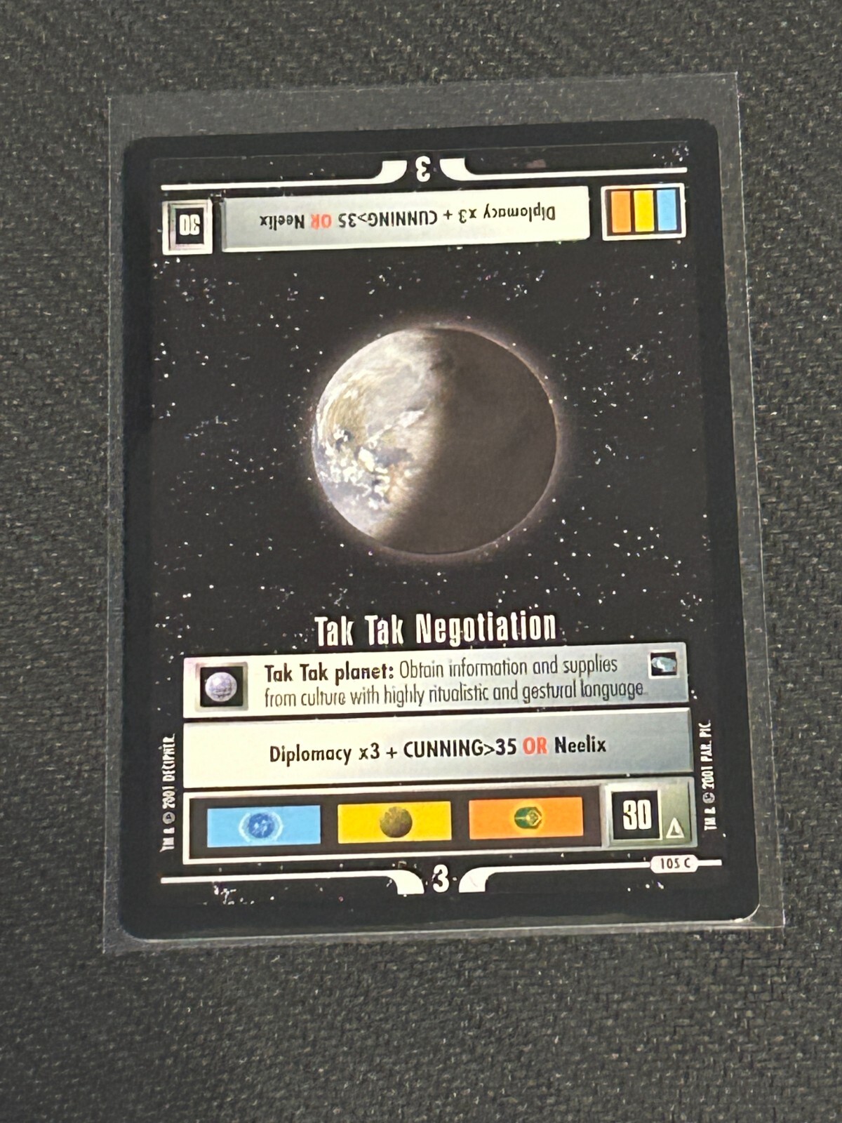 Star Trek CCG Voyager Tak Tak Negotiation