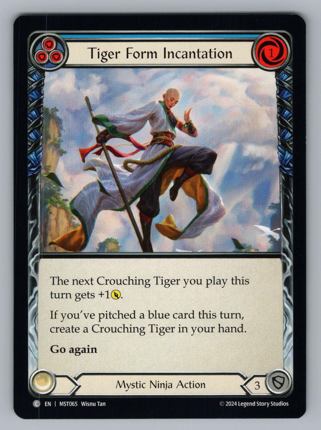 TIGER FORM INCANTATION (BLUE) MST065 C FLESH AND BLOOD NM WISNU TAN!*