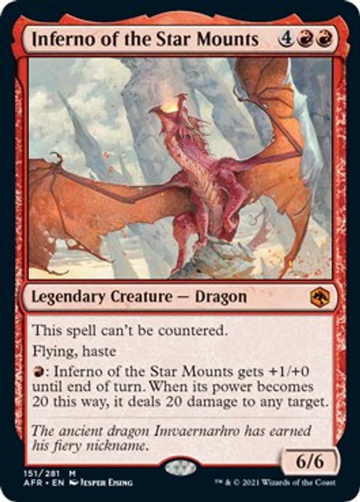 Inferno of the Star Mounts – 151 – NM – Adventures in the Forgotten Realms
