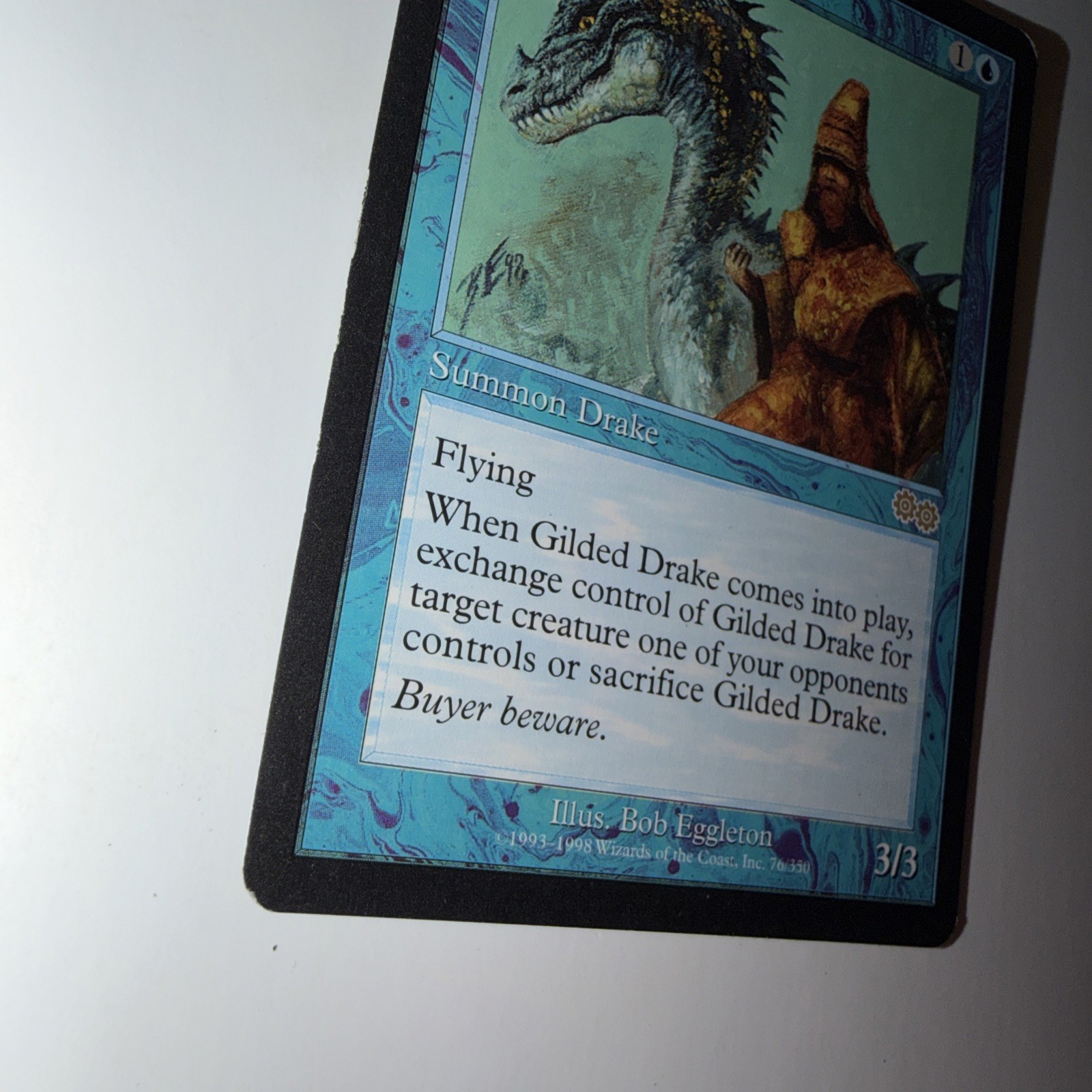 Gilded Drake MTG Magic The Gathering Urza’s Saga 76/335 Rare *On Reserved List*
