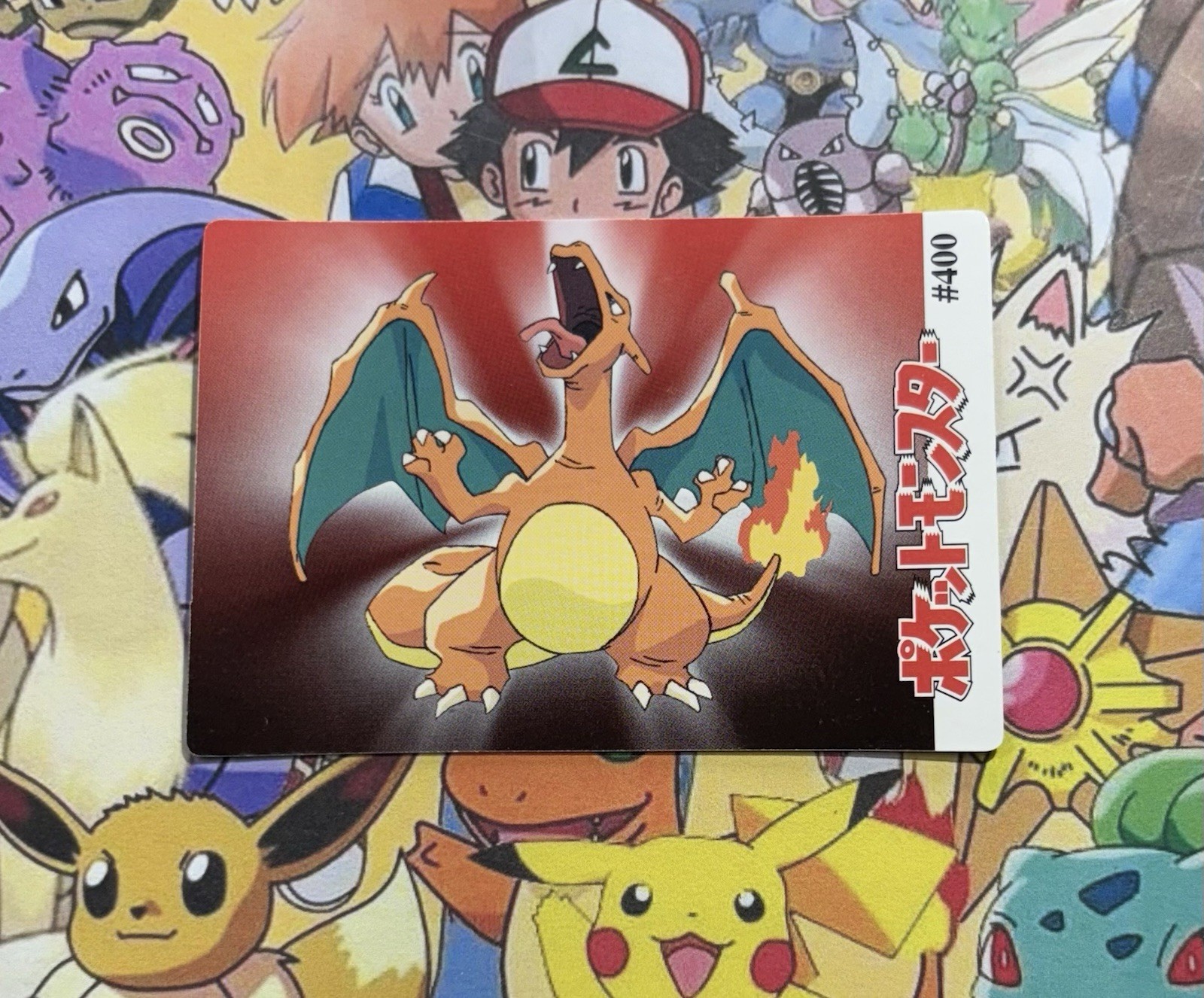 Pokemon Rare Misty Vintage Pocket Monsters Vending HOLO Prism Sticker 98 Bandai