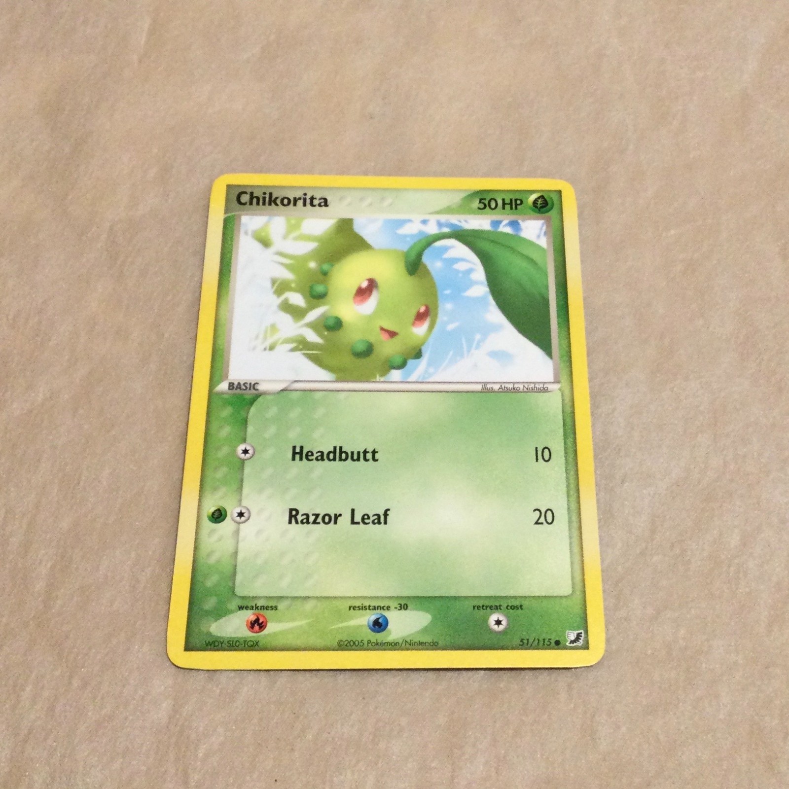 Unseen Forces Snubbull Poliwag Porygon Chikorita Pokemon TCG