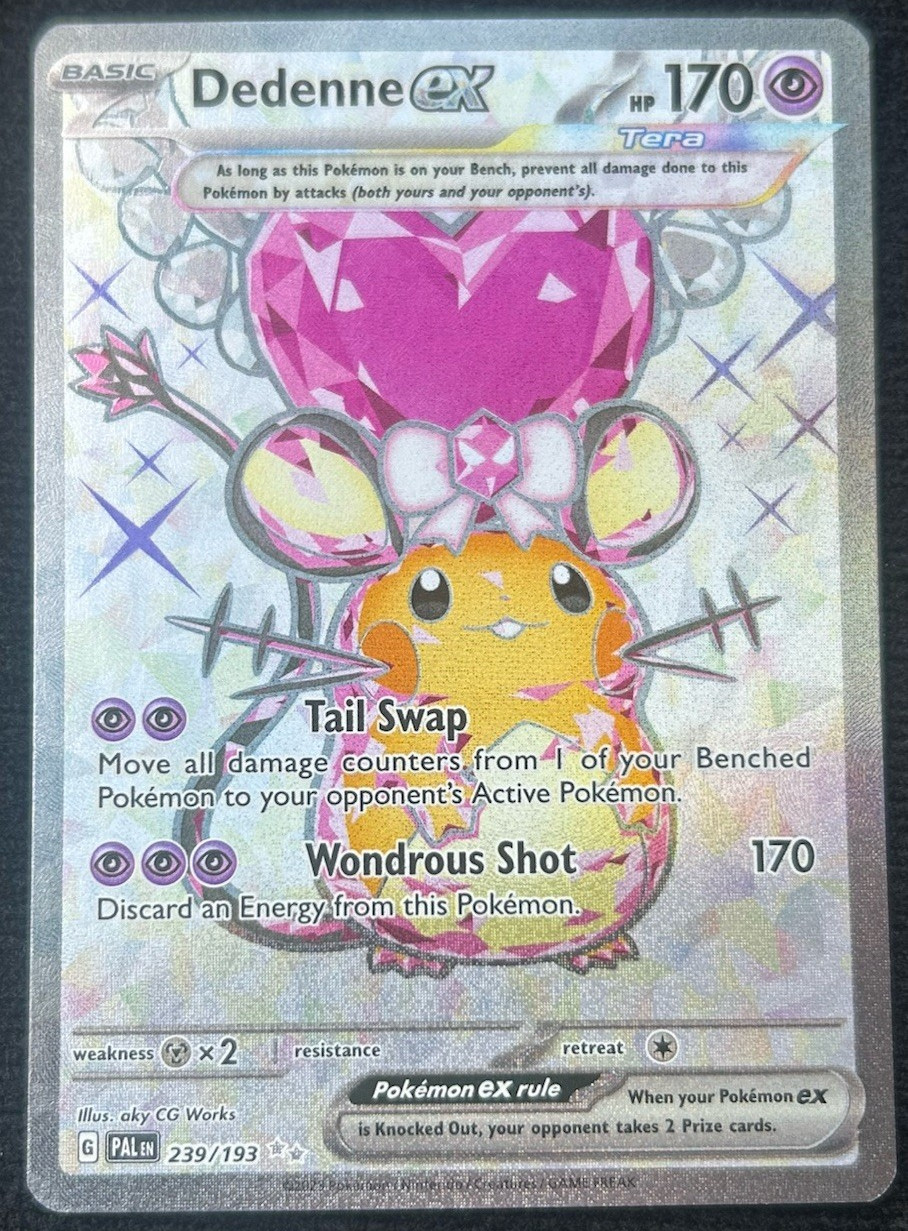 Dedenne ex 239/193 SV02 Paldea Evolved Ultra Rare Full Art Holo English 170